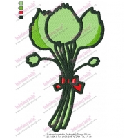 Cartoon Vegetable Embroidery Design 03